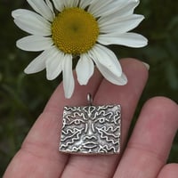 Image 2 of Made to order Green Man pendant rectangle