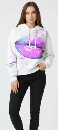 Image 2 of Customized Name Hoodie Crop and Long hoodie