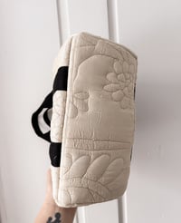 Image 5 of Upcycled Silk/Nylon Rhinestone Embellished Mini Handbag