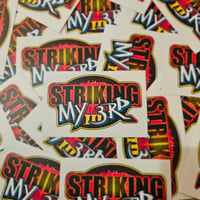 Street Fighter Third Strike "Striking My 3rd" Vinyl Sticker Decal