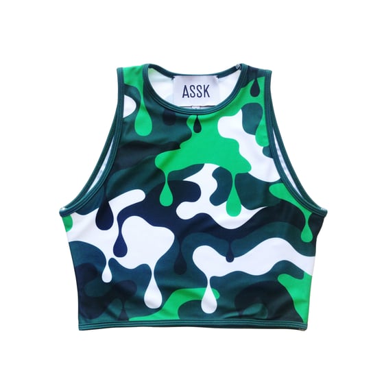 Image of NUCLEAR CAMO Top - Green