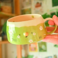 Image 1 of (seconds/discounted) decorative little mountain mug!