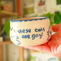 Image 1 of gay kitties little bowl