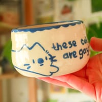 Image 2 of gay kitties little bowl