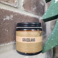 Image 1 of Grassland (Sweetgrass) Soy Wax Candle 4oz