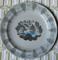 Image 1 of Eric Ravilious Wedgwood dinner plate