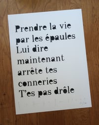 Prendre la vie 30*40