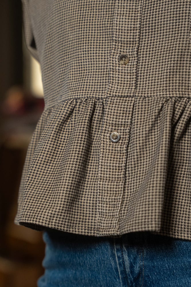 Image of Mari Velluto Pied de poule