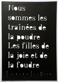 Image 1 of Matrice "Les traînées"