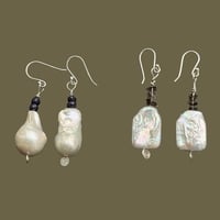 Image 1 of Large baroque pearl earrings