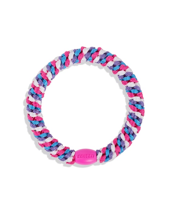 Image of Mezcla de Púrpura, marfil y azul.