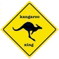 kangaroo crossing - AS0004