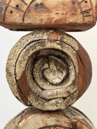 Image 5 of Bernard Rooke Studio Ceramic TOTEM Lamp