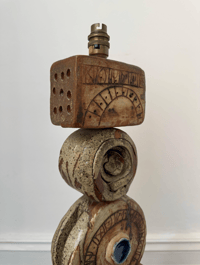 Image 6 of Bernard Rooke Studio Ceramic TOTEM Lamp