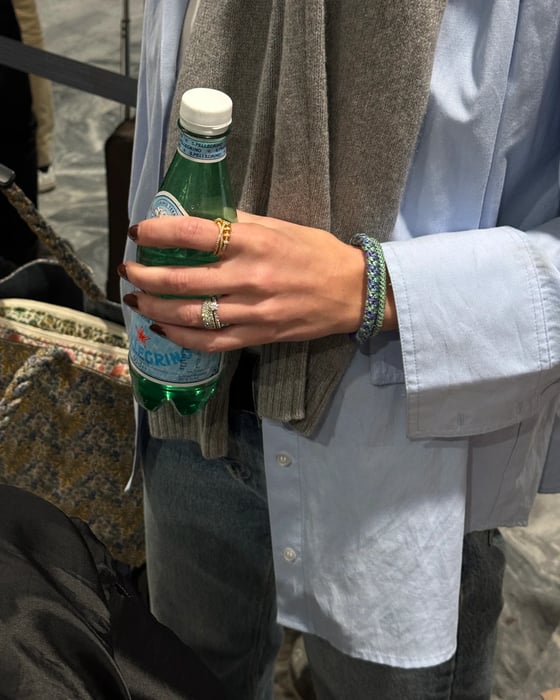 Image of Kknekki conjunto en lilas y verdes.