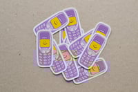 Image 2 of Brick Phone Smiley Sticker