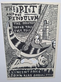 Image 2 of THE PIT AND THE PENDULUM- Original drawing