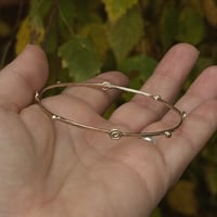 Image 2 of Made to order 9ct gold or silver spiral bangle