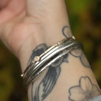 Image 5 of Made to order 9ct gold or silver spiral bangle