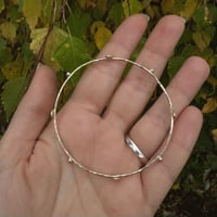 Image 1 of Made to order 9ct gold or silver spiral bangle