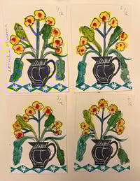 Image 2 of Pewter Jug / handmade print 