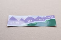 Image 5 of 'Taking the Scenic Route' Bumper Sticker 