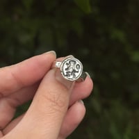 Image 1 of Ready to ship size O lion seal ring