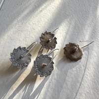 Image 1 of Spinning counter gear earrings 