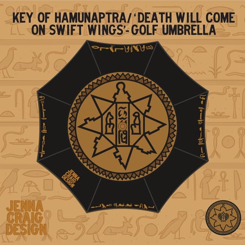 Image of *PRE-ORDER* Key/'Death...' Golf Style Umbrella