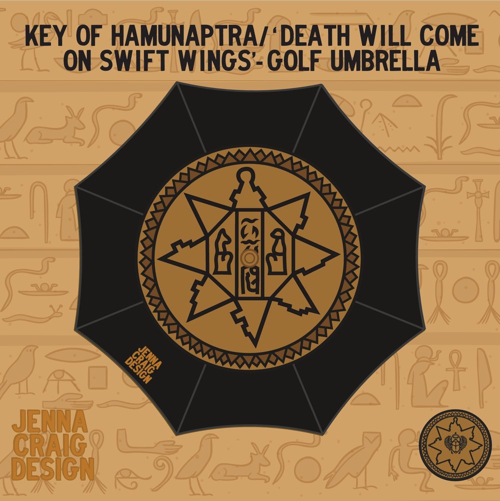 Image of *PRE-ORDER* Key/'Death...' Golf Style Umbrella