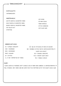 Image 2 of [Pattern] Gabriel ULTRAKILL Inspired Crochet Pattern | PDF Pattern
