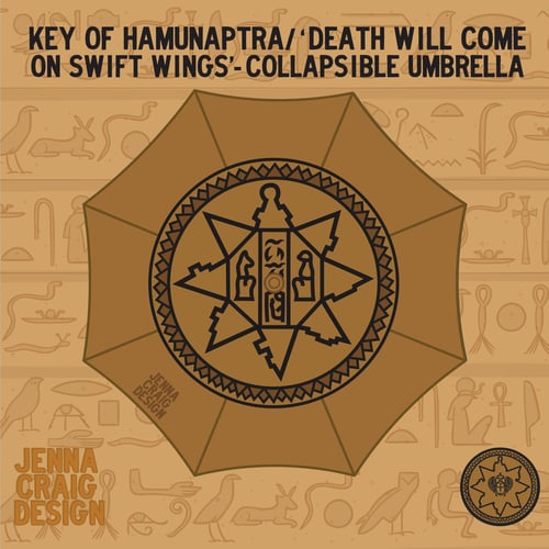 Image of *PRE-ORDER* Key/'Death...' Collapsible Umbrella 