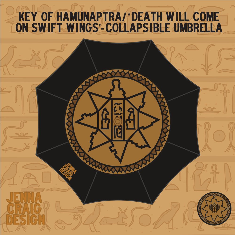 Image of *PRE-ORDER* Key/'Death...' Collapsible Umbrella