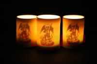 Image 1 of "Destroy"  Porcine candle holders 