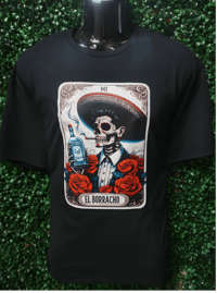 El Borracho card style print,  