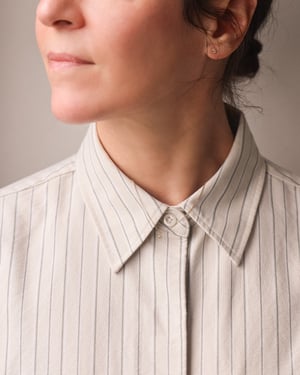 Image of 18ct yellow gold 2.0mm rose-cut white diamond necklace