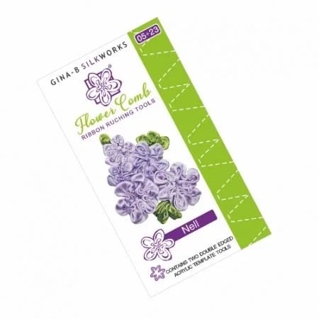 Image of NEW! "Nell" Flower Comb Ruching Tool by Gina B Silkworks