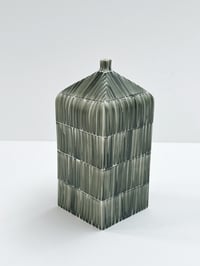 Image 3 of Rectangle vessel with brush stroke 9cm