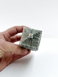 Image 4 of Rectangle vessel with brush stroke 9cm