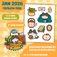 Jan 2026 rainbow mail extras (MEMBERS ONLY)