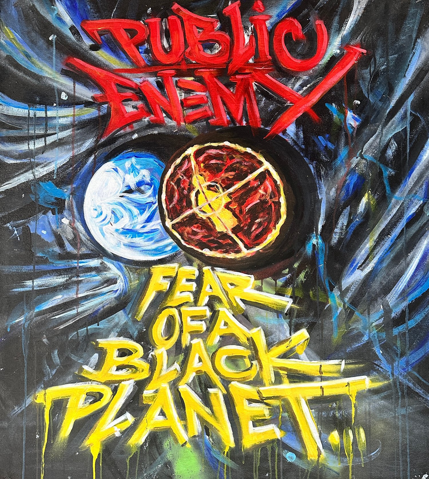 FOABP ORIGINAL PAINTING ON CANVAS 36x40"