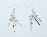 Image 2 of Little Cloud Of Daggers Earrings