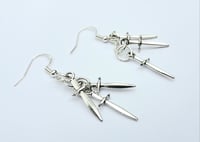 Image 1 of Little Cloud Of Daggers Earrings