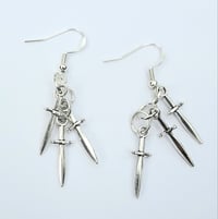 Image 5 of Little Cloud Of Daggers Earrings