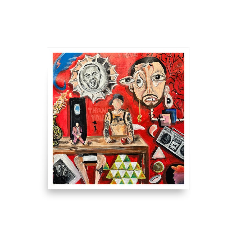 MIND OF MAC PRINT - 16x16"