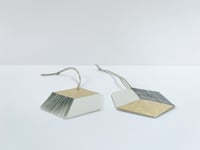 Image 3 of Hanging decorations with gold leaf. 6cm