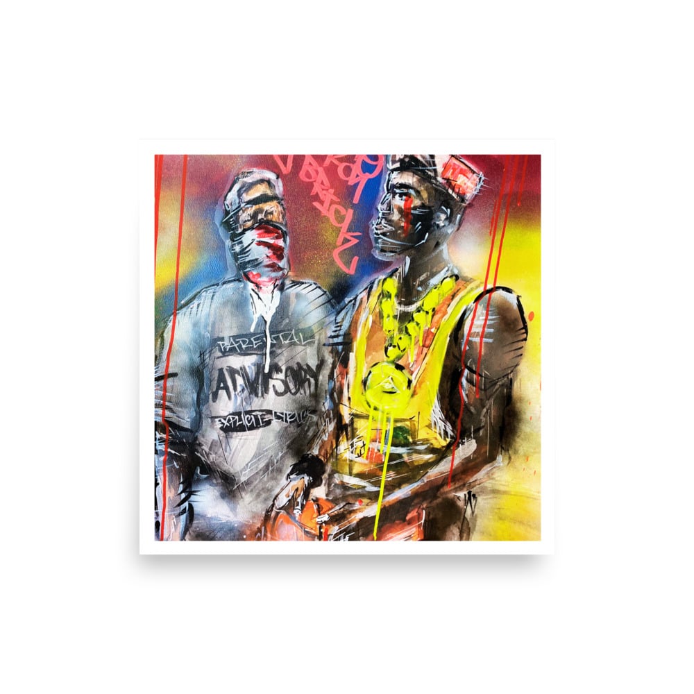 BRICK ON MY BRICK PRINT - 16x16"