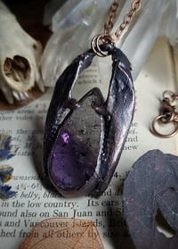 Image 3 of Dragon Jawbone & Fluorite Amulet