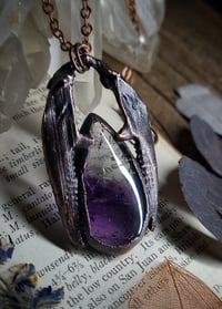 Image 4 of Dragon Jawbone & Fluorite Amulet