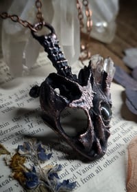 Image 4 of Dragon Skull & Crystal Amulet